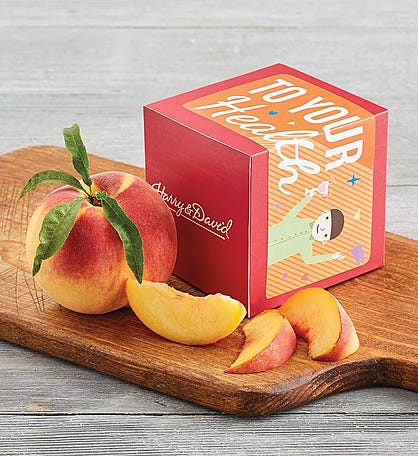&#34;To Your Health&#34; Single Oregold&#174; Peach Gift